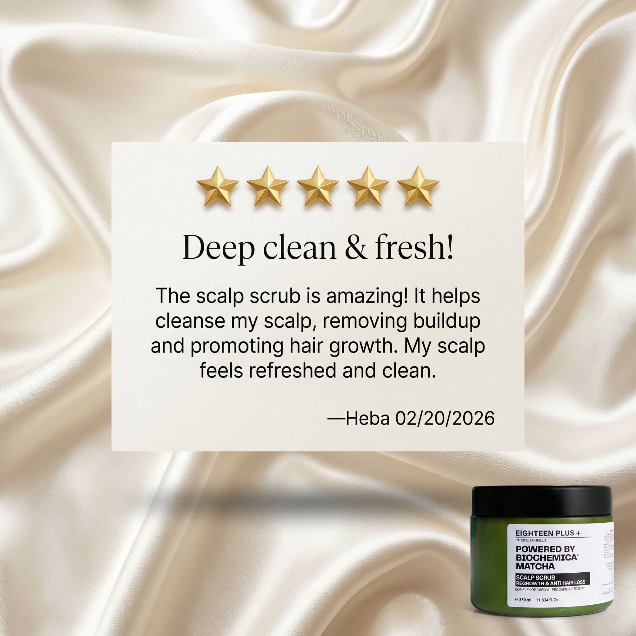 18+ Anti-hair Loss Scalp Scrub 350ml