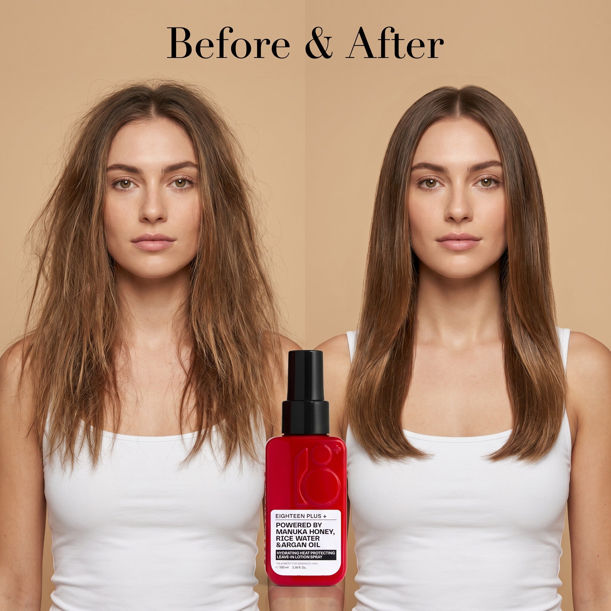 18+ Hydrating Heat Protecting Leave-in Lotion Spray